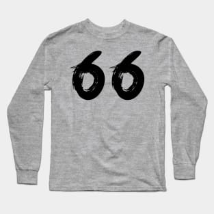 Number 66 Long Sleeve T-Shirt